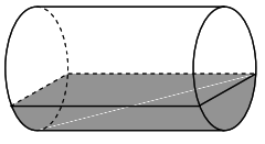 Tính thể tích V của nước có trong bể