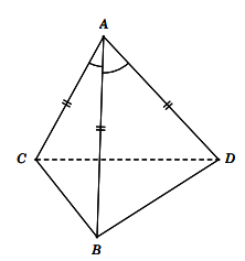 Xác định góc giữa cặp vecto