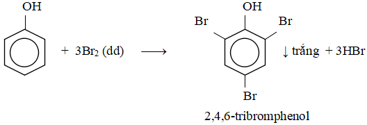 Phenol tác dụng với Brom