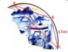 Tính bán kinh của chiếc đĩa