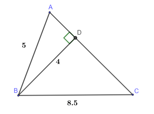 Tính độ dài AC