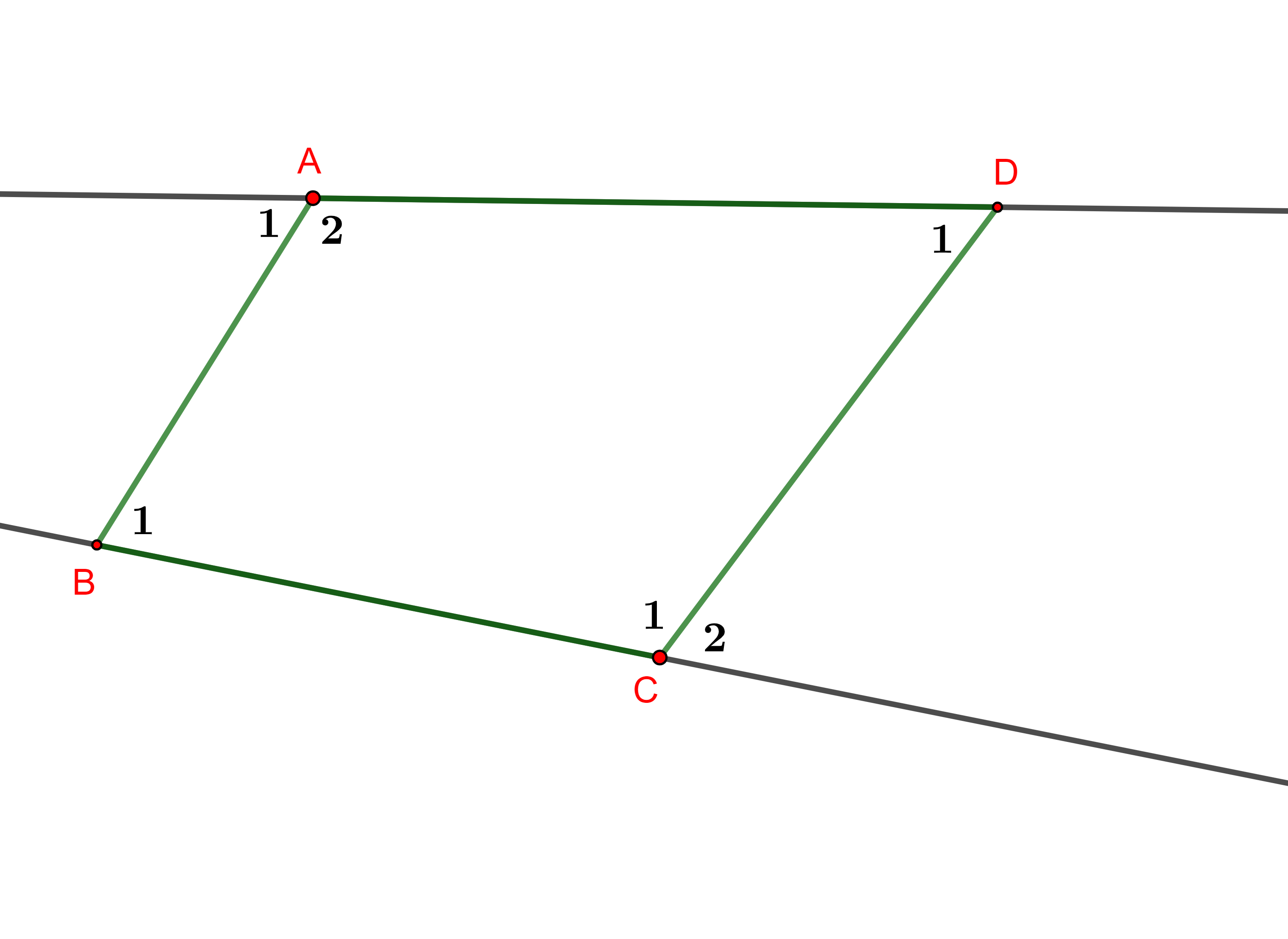 Áp dụng tính chất tứ giác 