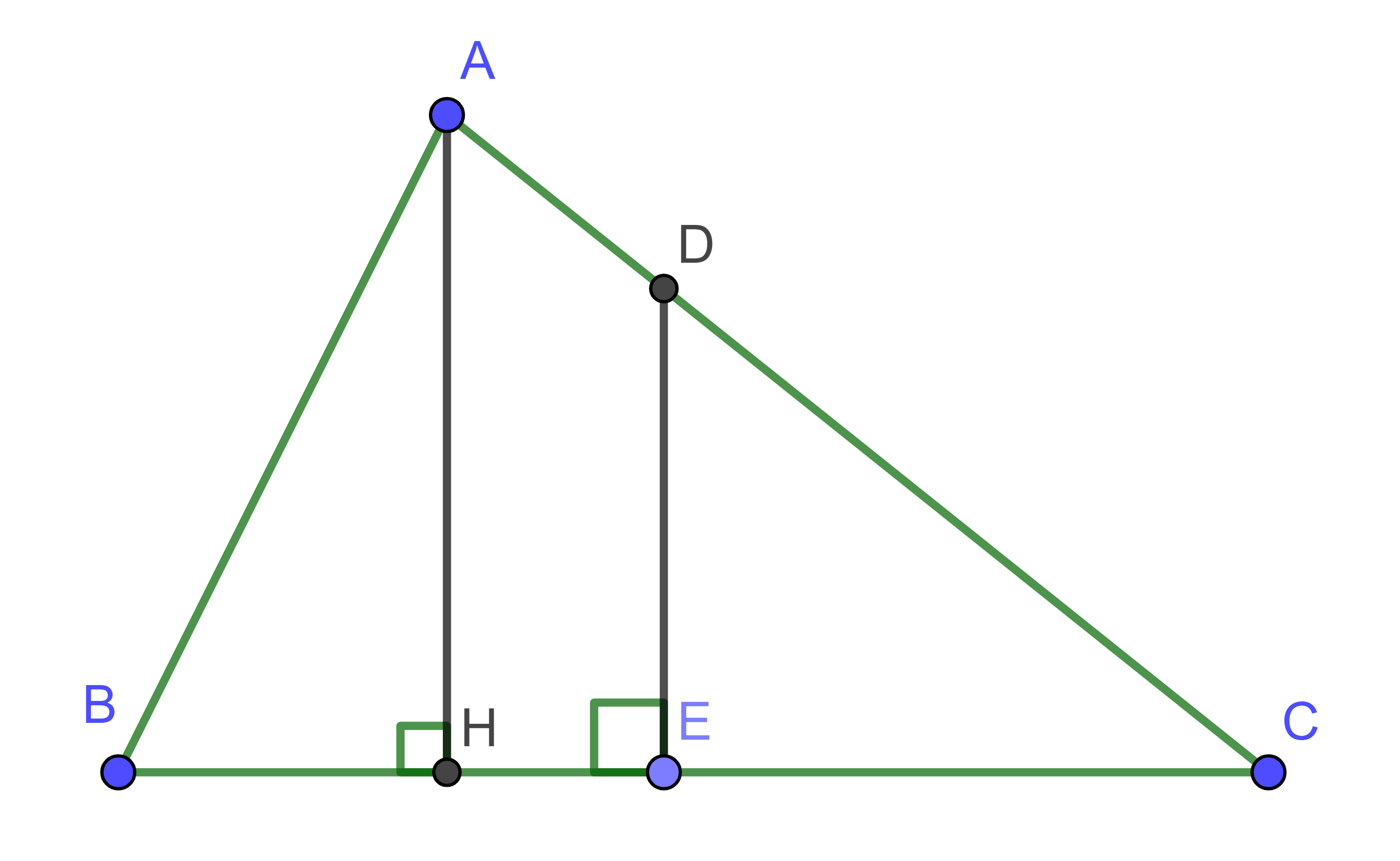Các trường hợp đồng dạng của tam giác vuông