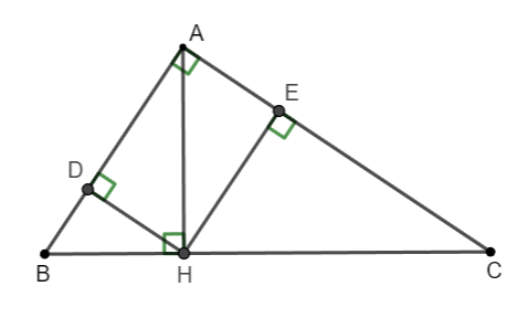 Hệ thức về cạnh góc vuông và đường cao