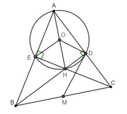 Dấu hiệu nhận biết tiếp tuyến của đường tròn Toán 9