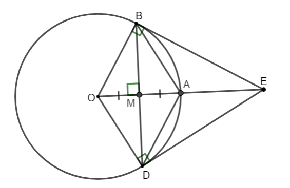 Dấu hiệu nhận biết tiếp tuyến của đường tròn Toán 9