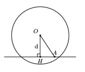 Vị trí tương đối của đường thẳng và đường tròn Toán 9