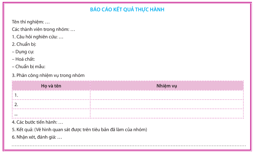 Báo cáo kết quả thực hành